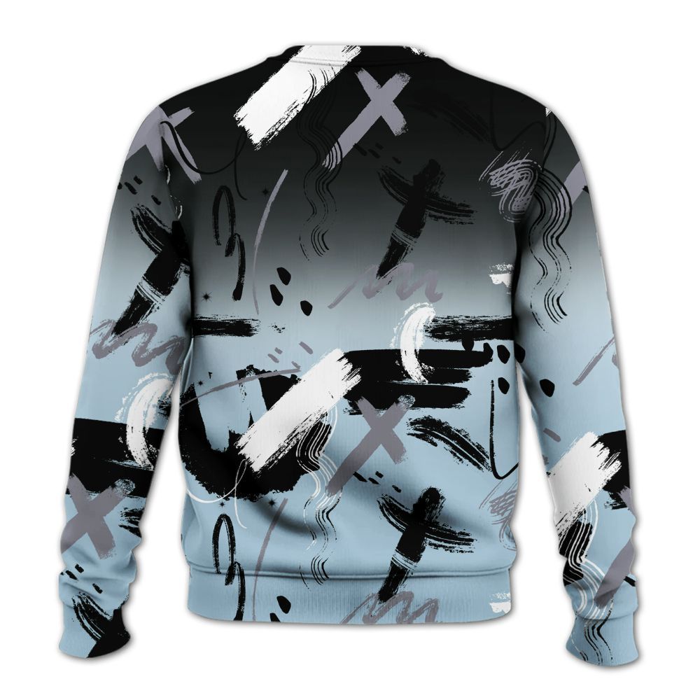 Sweatshirt To Match Chambray 7s - Money Hustle Grind Pray All Over Print