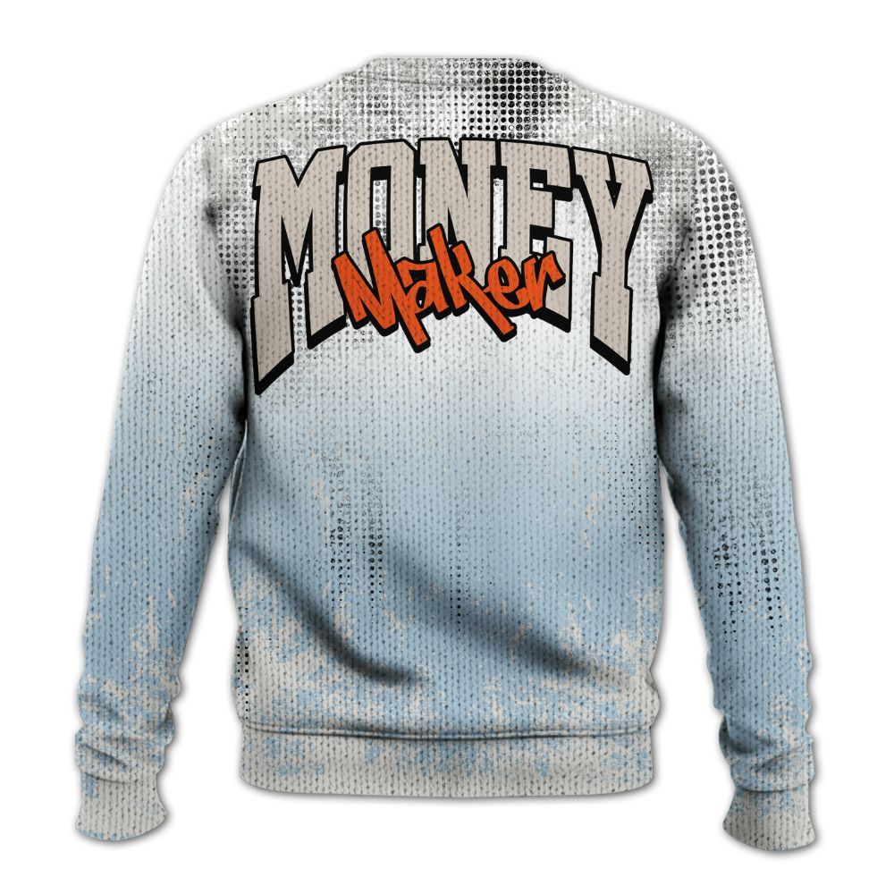 Sweater To Match High OG Alaska 1s - Move In Silence Money Street Retro Graphic