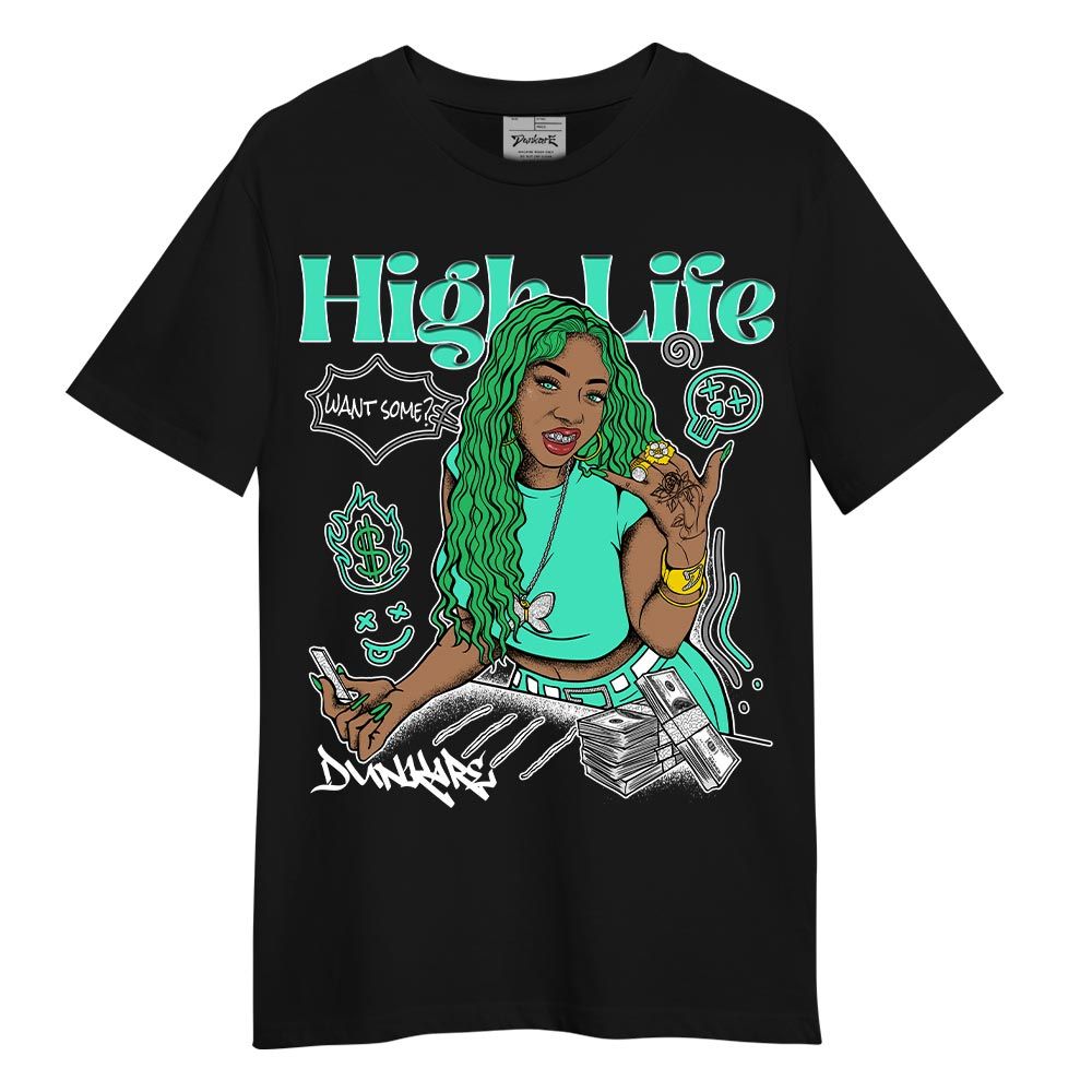 Shirt To Match Black Green Glow 3s - Hi'life Unique Shirt Unisex