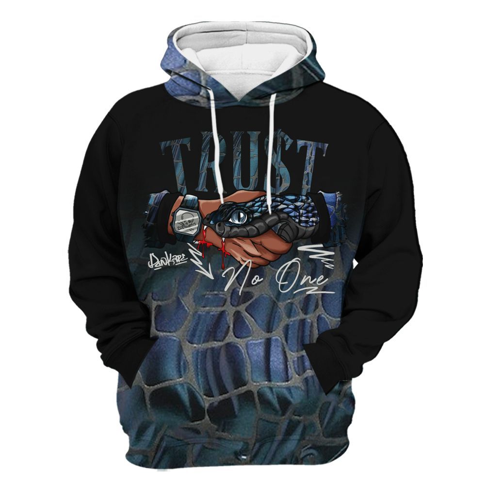 Hoodie To Match Air Foamposite Kazuya Mishima - Snake Trust No One Drip All Over Print
