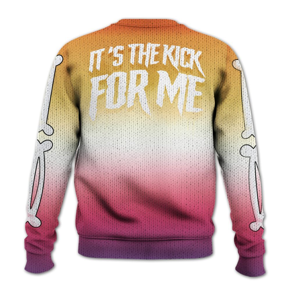 Knitted Sweater To Match Air Griffey Max Los Angeles 1s - It's The Kick For Me