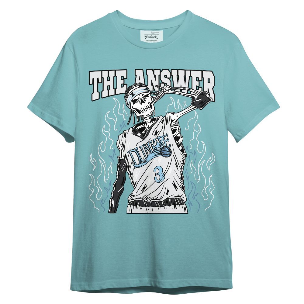 Shirt To Match Legend Blue 11s - Allen Answer Skeleton Unisex Shirt