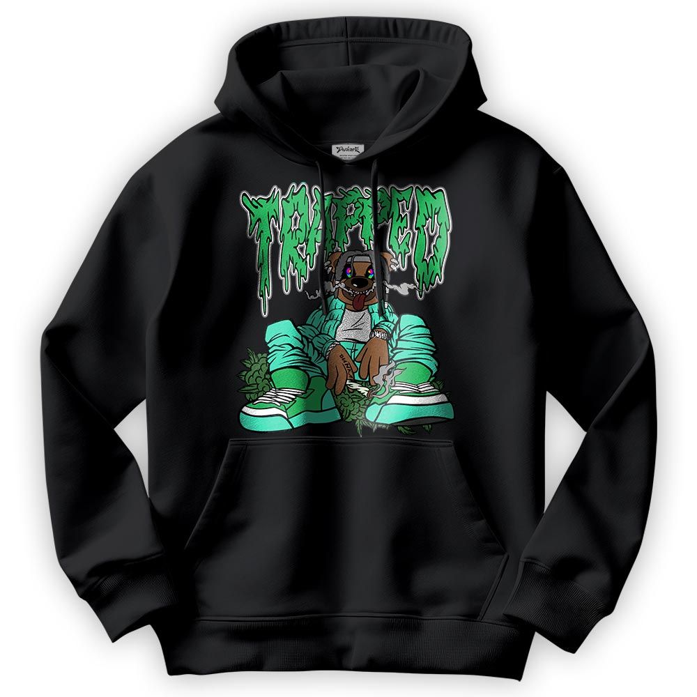 Sweatshirt To Match Black Green Glow 3s Hoodie - Imprisoned Bear Hoodie Unisex