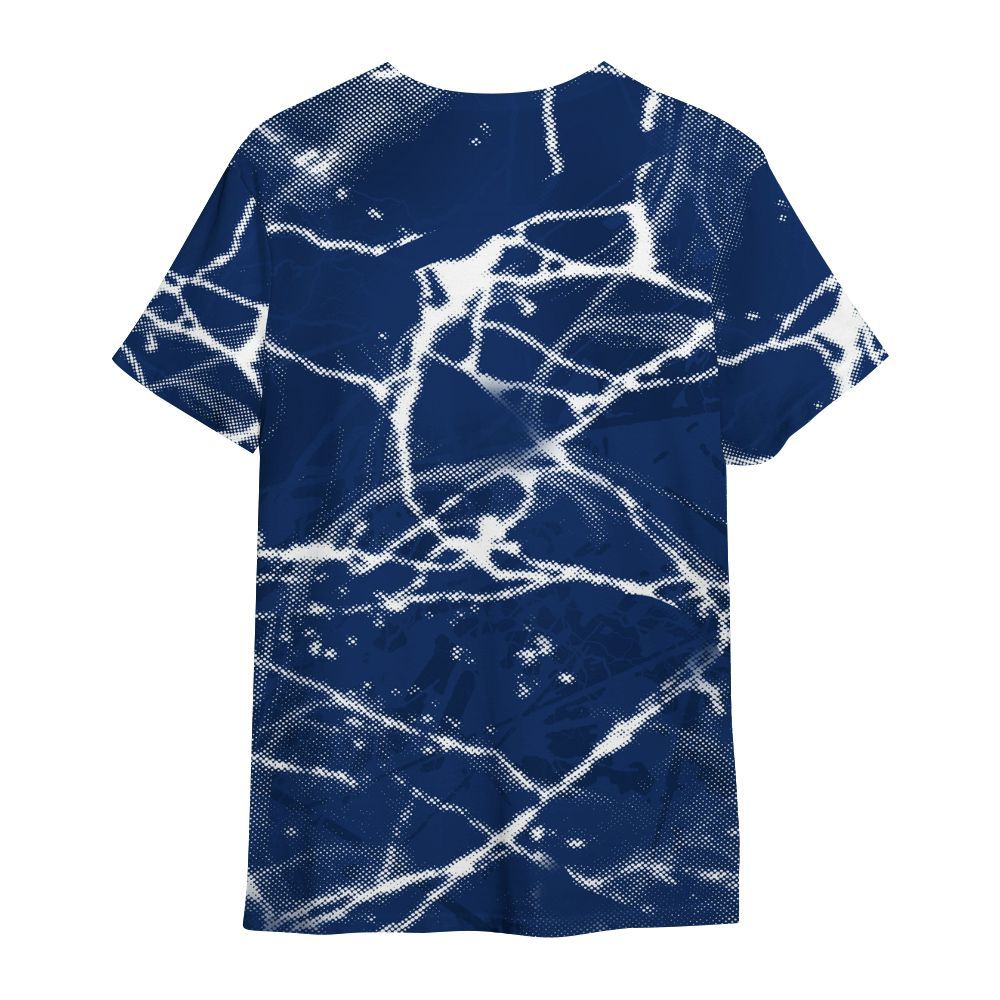 Shirt To Match High OG Deep Royal Blue 1s - Ones Move In Silence Graphic All Over Print