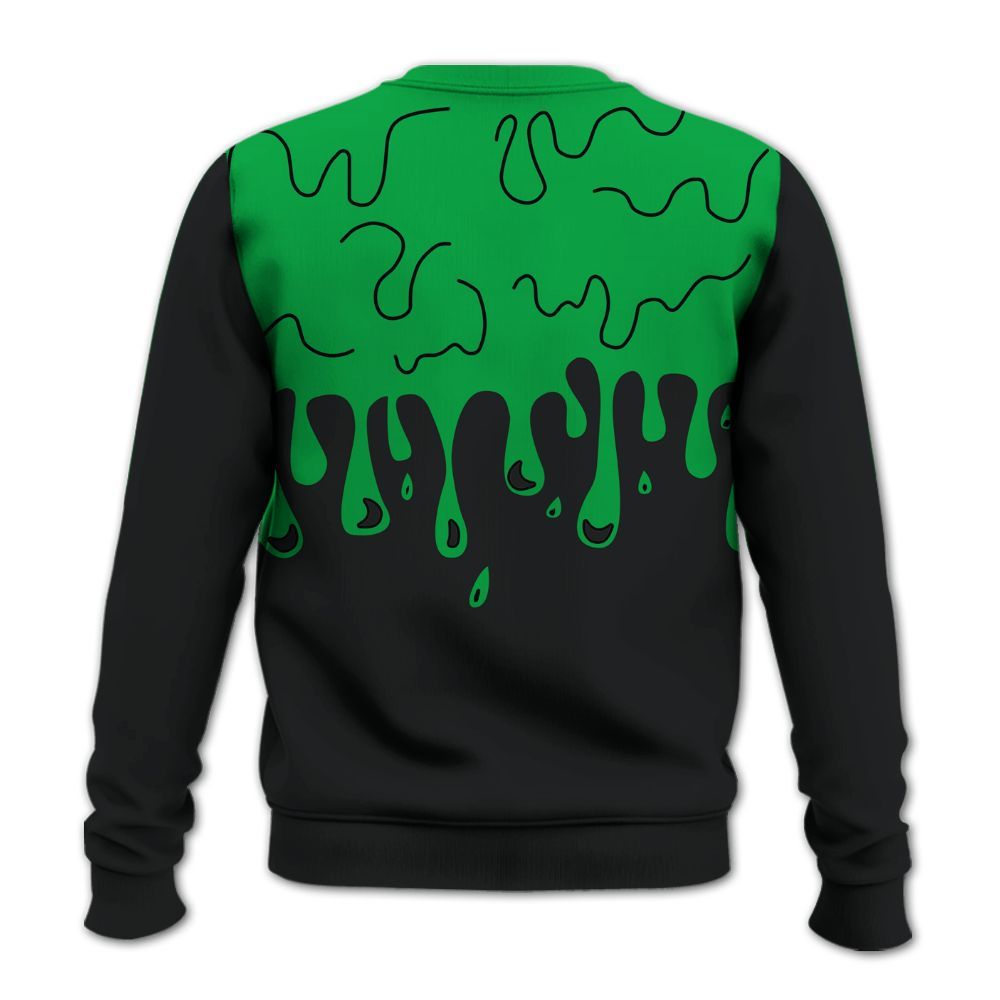 Sweatshirt To Match Low Lucky Green 1s - Snake Trust No One Drip All Over Print