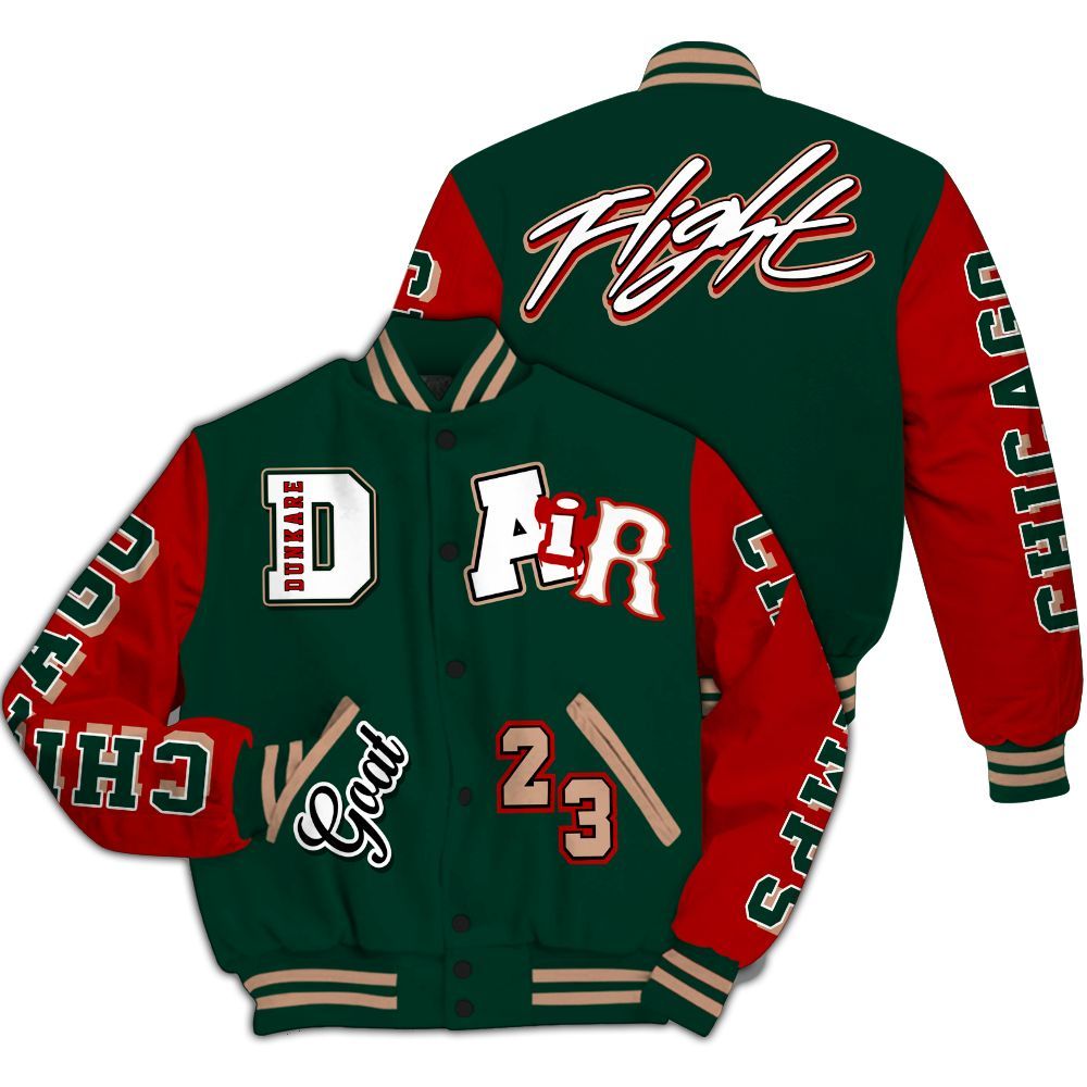 Varsity Jacket To Match Bin 23 8s - AIR Number 23 GOAT All Over Print