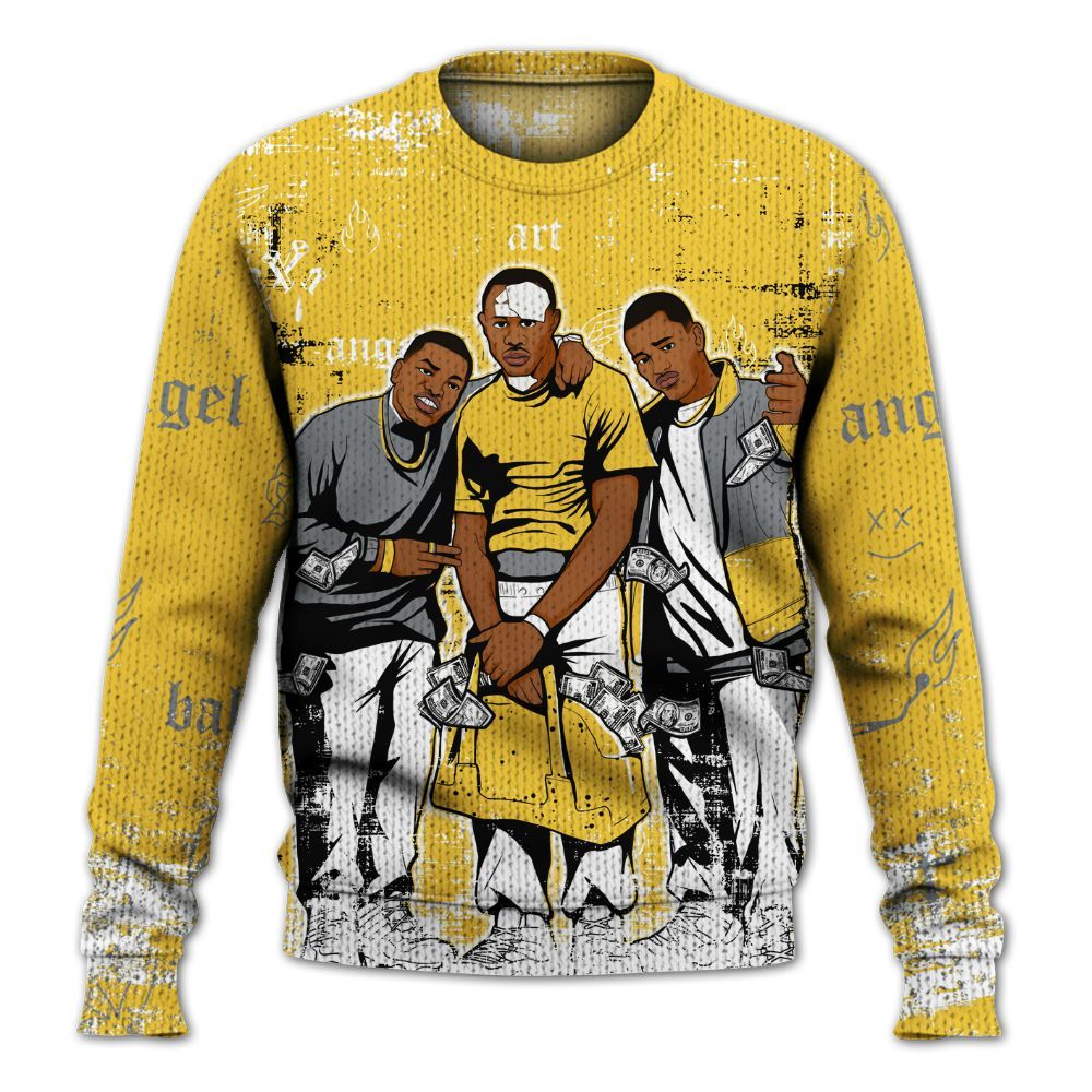 Sweater To Match Retro Tokyo 5s - Paid In Full Money Graphic