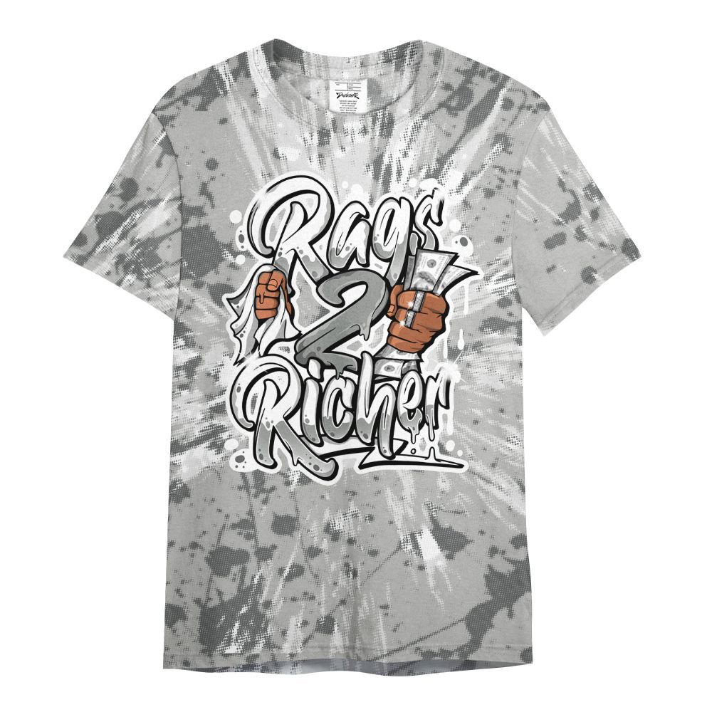 Shirt To Match Retro Wet Cement 4s - Rag 2 Rich Graphic Luxury All Over Print