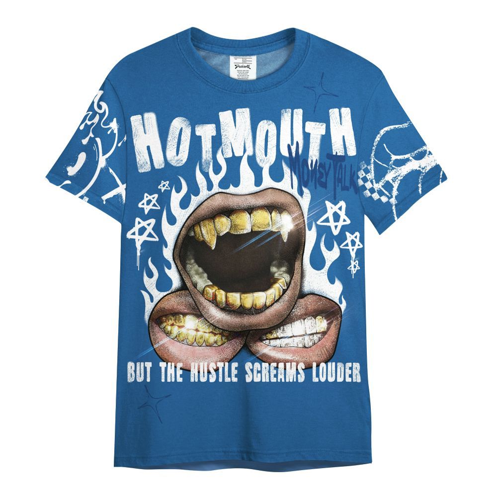 Shirt To Match French Blue 13s - Mouth Burning Street Style All Over Print