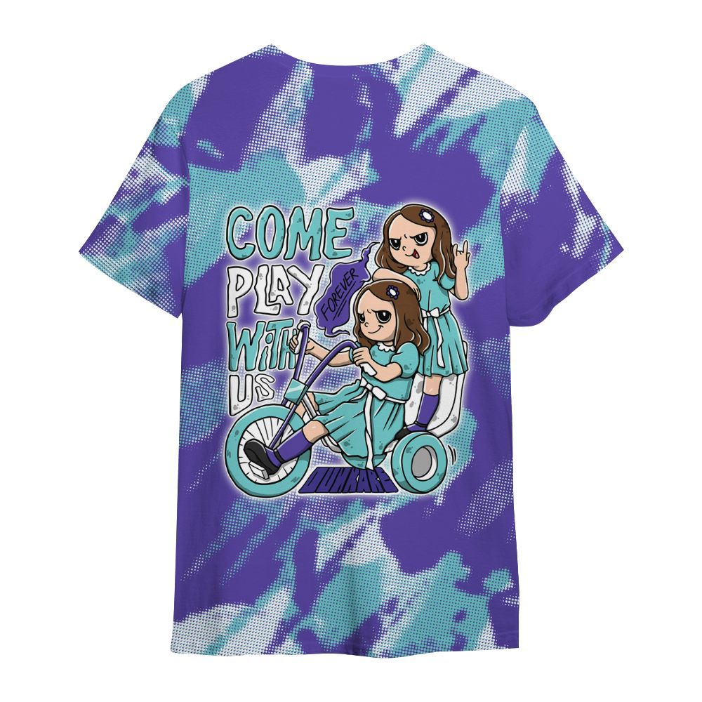 Shirt To Match Low Hornets 1s - Come Hangout Halloween Abstract Halftone All Over Print