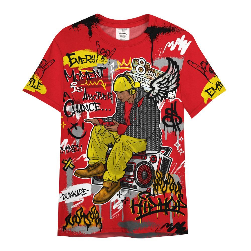 Shirt To Match Ferrari 14s - 8Mile Movie Graffiti All Over Print