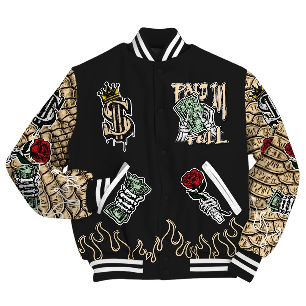Varsity Jacket To Match Kobe 9 EM Mambacita - Fire Everybody Paid In All Over Print