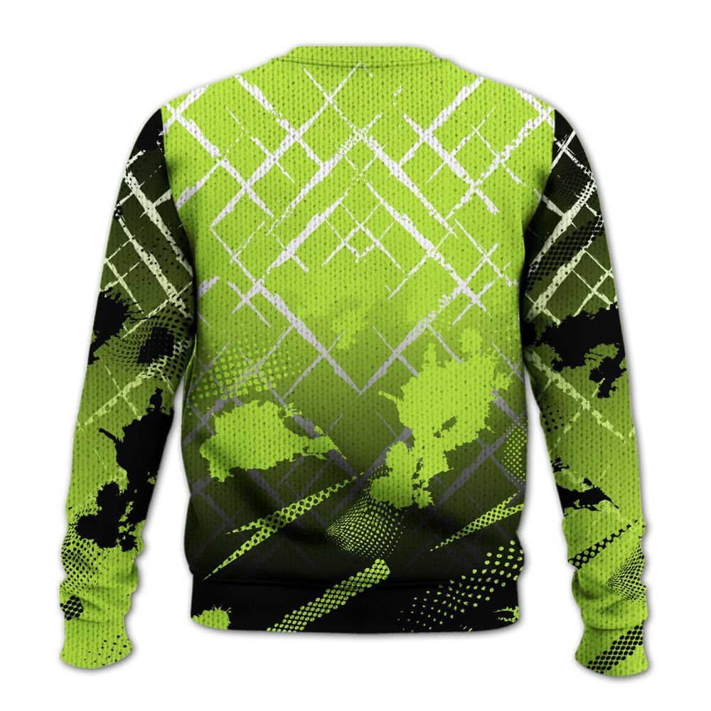Knitted Sweater To Match Air Force 1 Low Dance Volt - Halftone Stand Business Dripping