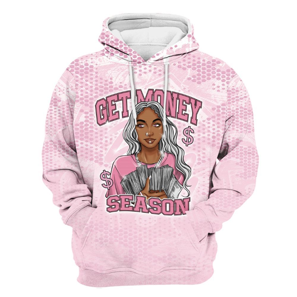 Hoodie To Match Orchid 4s - Get Moneys Season Banknote All Over Print