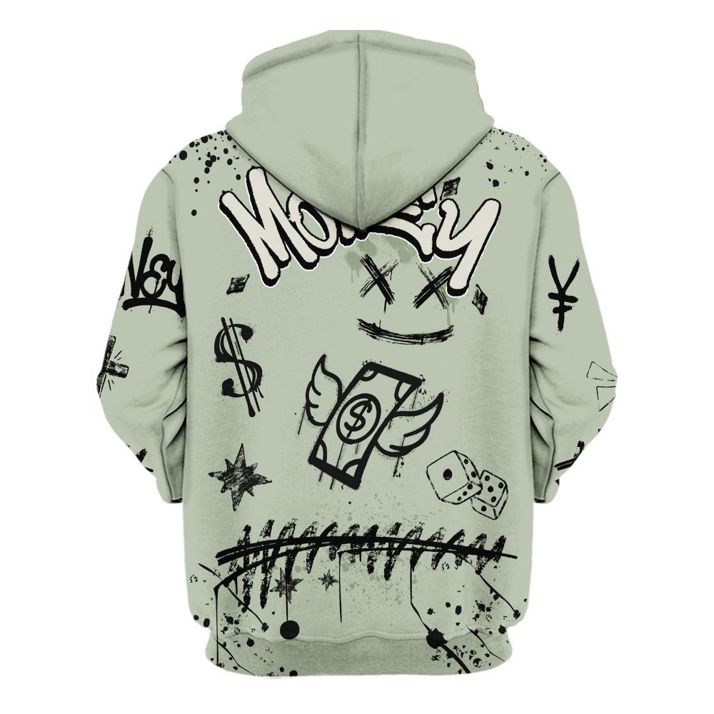 Hoodie To Match Seafoam Sail 4s - Everybody Paid In Full Crayon All Over Print