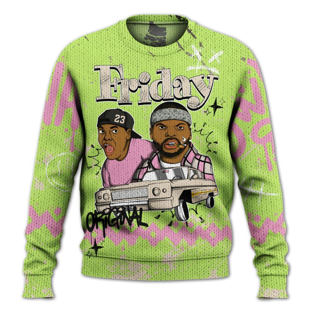 Sweater To Match Jack Black Night Silver - Friday Sneaker Crayon Graphic