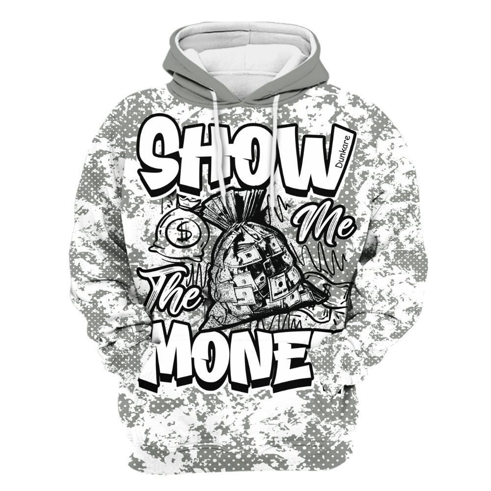 Hoodie To Match Paris Olympics 4s - Show Me The Money Retro All Over Print
