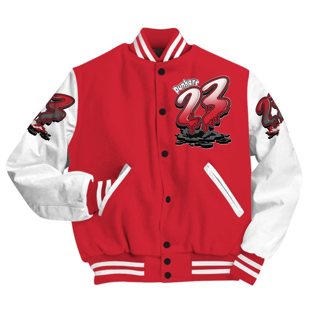 Varsity Jacket To Match Bunny 2025 8s - Custom Name 23 Drip All Over Print