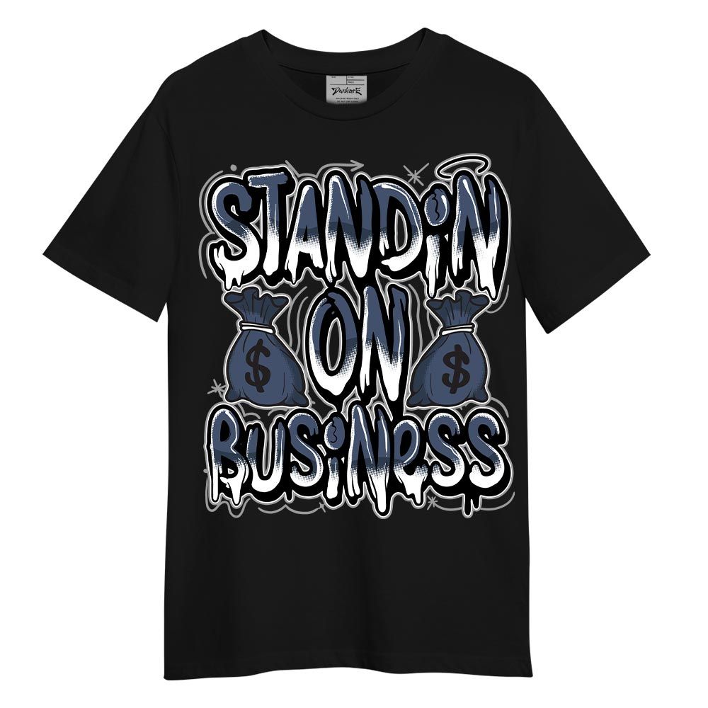 Shirt To Match Low Diffused Blue 11s - Standin' Business Graphic Shirt Unisex