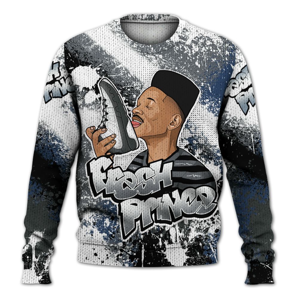 Sweater To Match Flint Grey 9s - Fresh Sneaker Lick Graphic