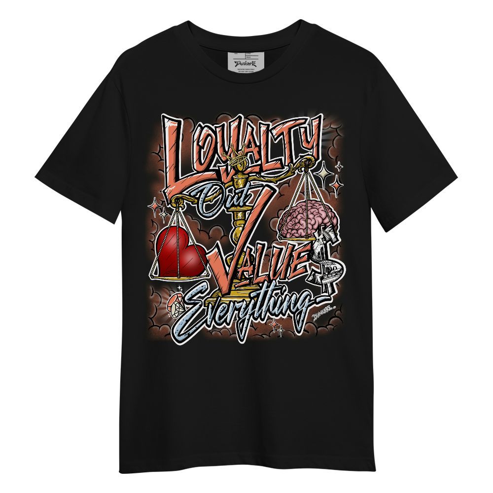 Shirt To Match DJ Khaled Crimson Bliss 5s - Loyalty Wins Everything Graphic