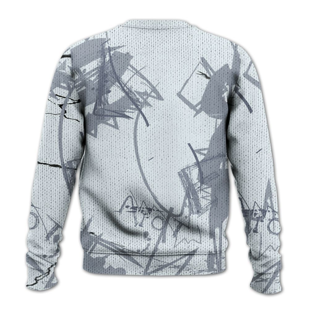 Knitted Sweater To Match Air Foamposite Jin Kazama - Allen Answer Skeleton Messyz