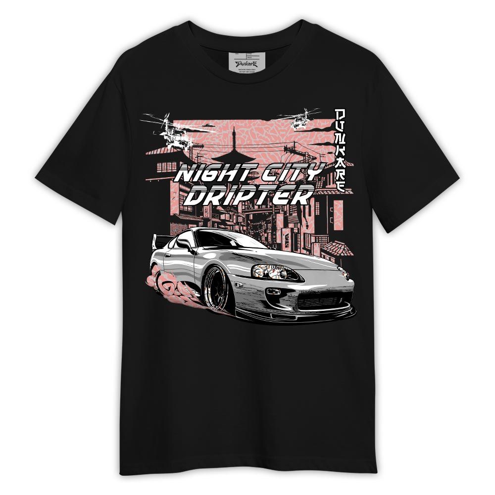 Shirt To Match Shirt Night City Dripter, Red Stardust 3s T-- To Match Sneaker Red Stardust 3s Graphic Tee 2404 LTRP