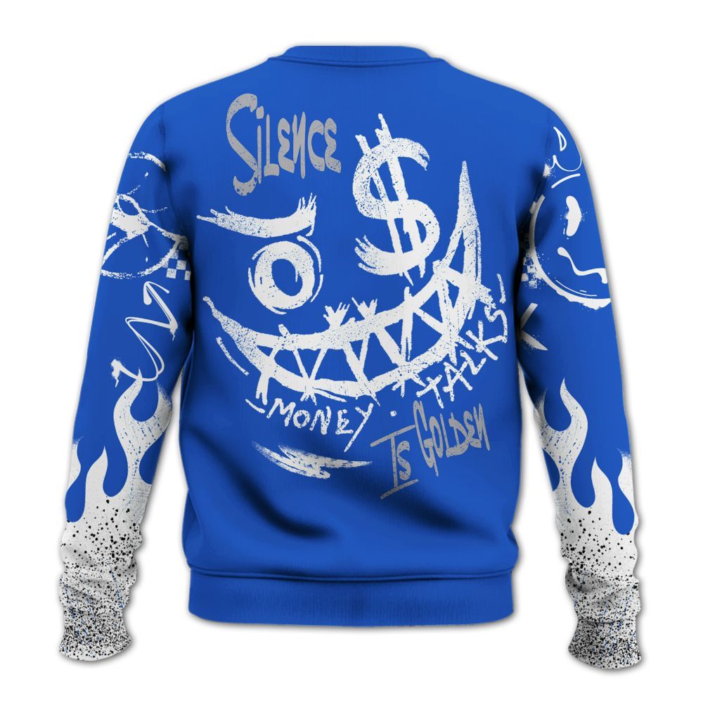 Sweatshirt To Match Retro Stealth 5s - Mouth Burning Street Style All Over Print