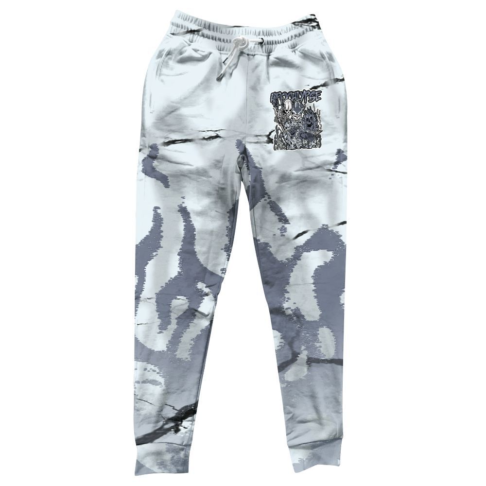 Sweatpant To Match Air Foamposite Jin Kazama - Apocalypse Skeleton Burn All Over Print