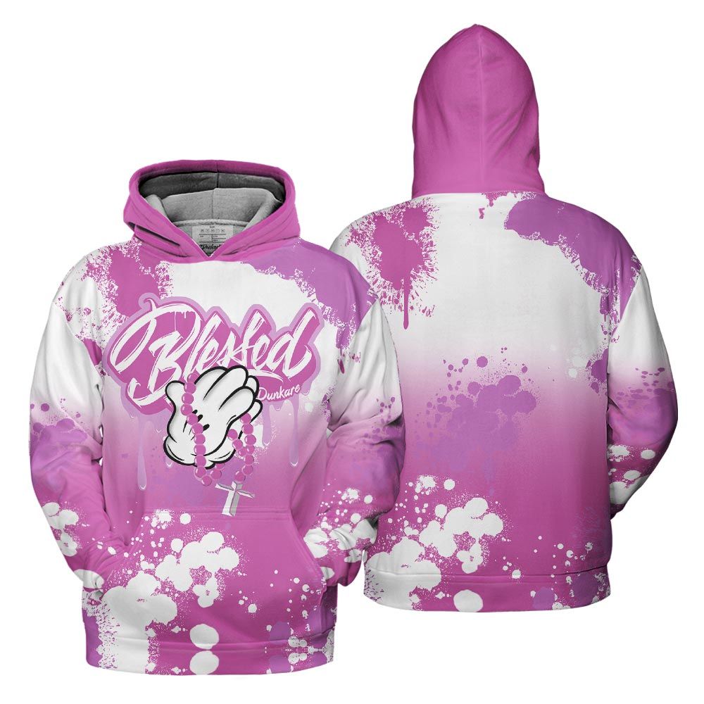 Hoodie To Match Hyper Violet 4s Hoodie, God Blessed Drip Hoodie Outfit 903 NCT