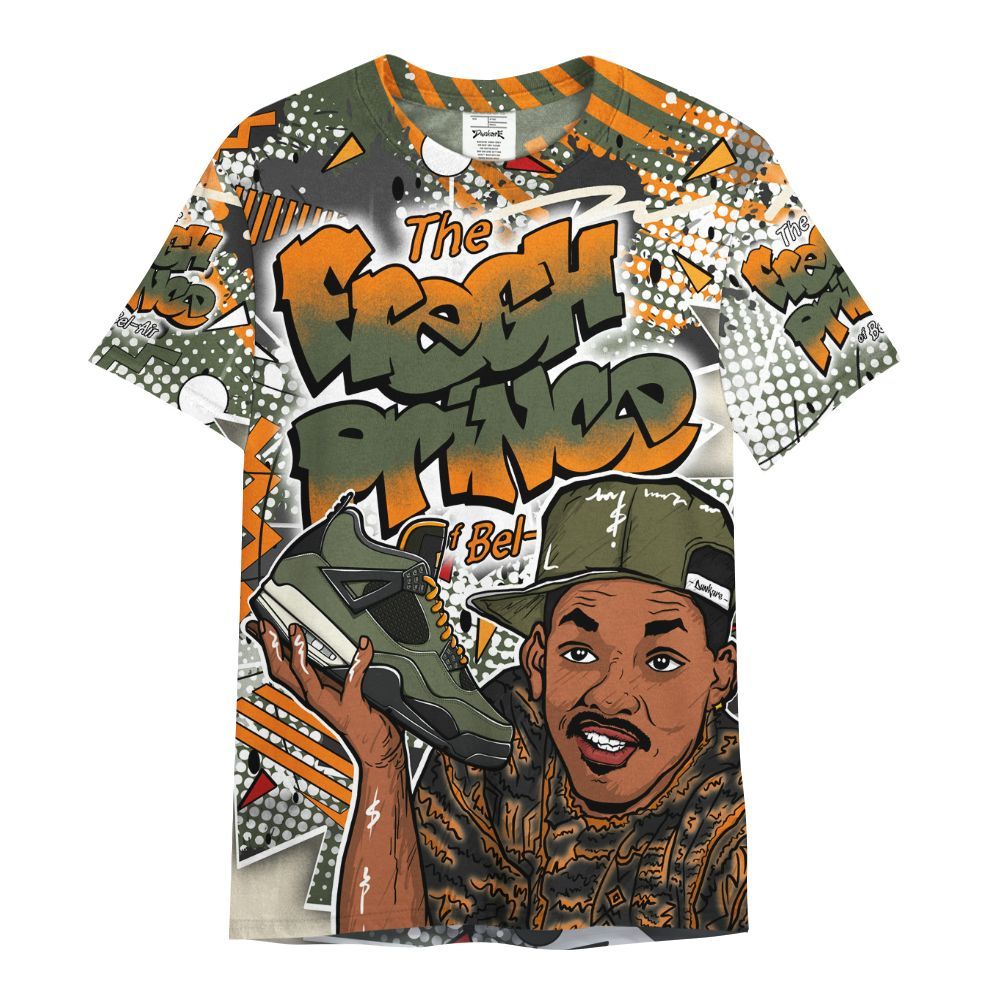 Shirt To Match Retro Undefeated 4s - Fresh Sneaker 90s All Over Print