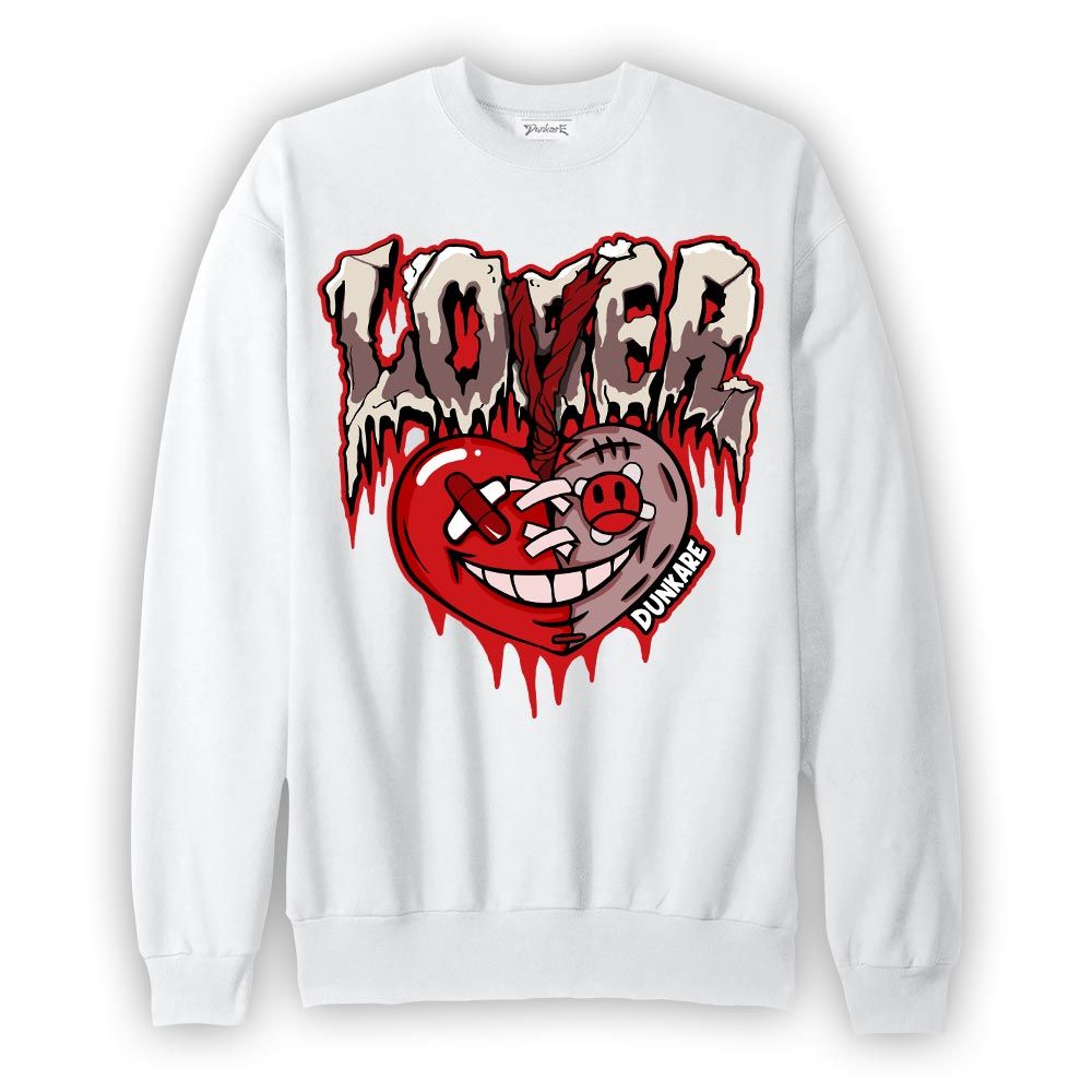 Sweatshirt To match 13 Bred Reimagined Sweatshirt - LOVER LOSER Graphic 2904 PAT