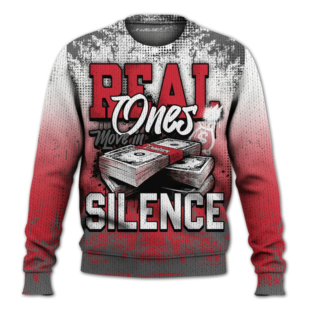 Sweater To Match Bunny 2025 8s - Move In Silence Money Street Retro Graphic