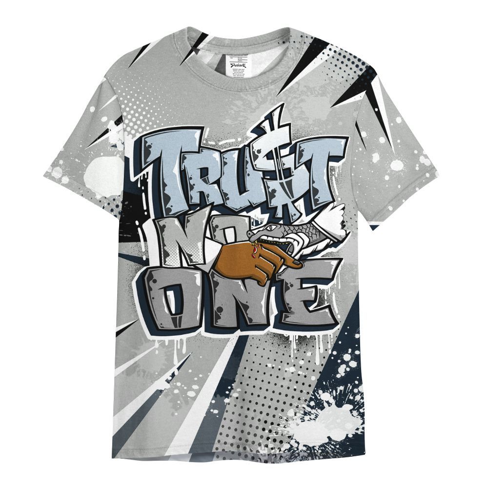 Shirt To Match Retro Georgetown 6s - Poly Trust No One Dripping All Over Print