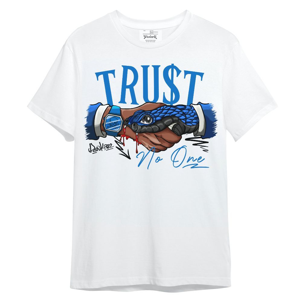 Shirt To Match Blueberry 12s - Snake Trust No One Unisex Shirt