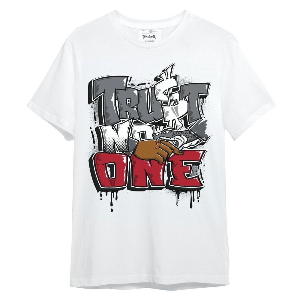 Shirt To Match Retro Fire Red 9s - Trust No One Drip Unisex Shirt