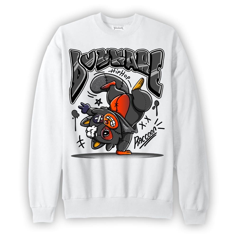 Sweatshirt To match Rio 3s Sweatshirt - Freestyle Hip Hop Raccoon Graphic 1505 DNY