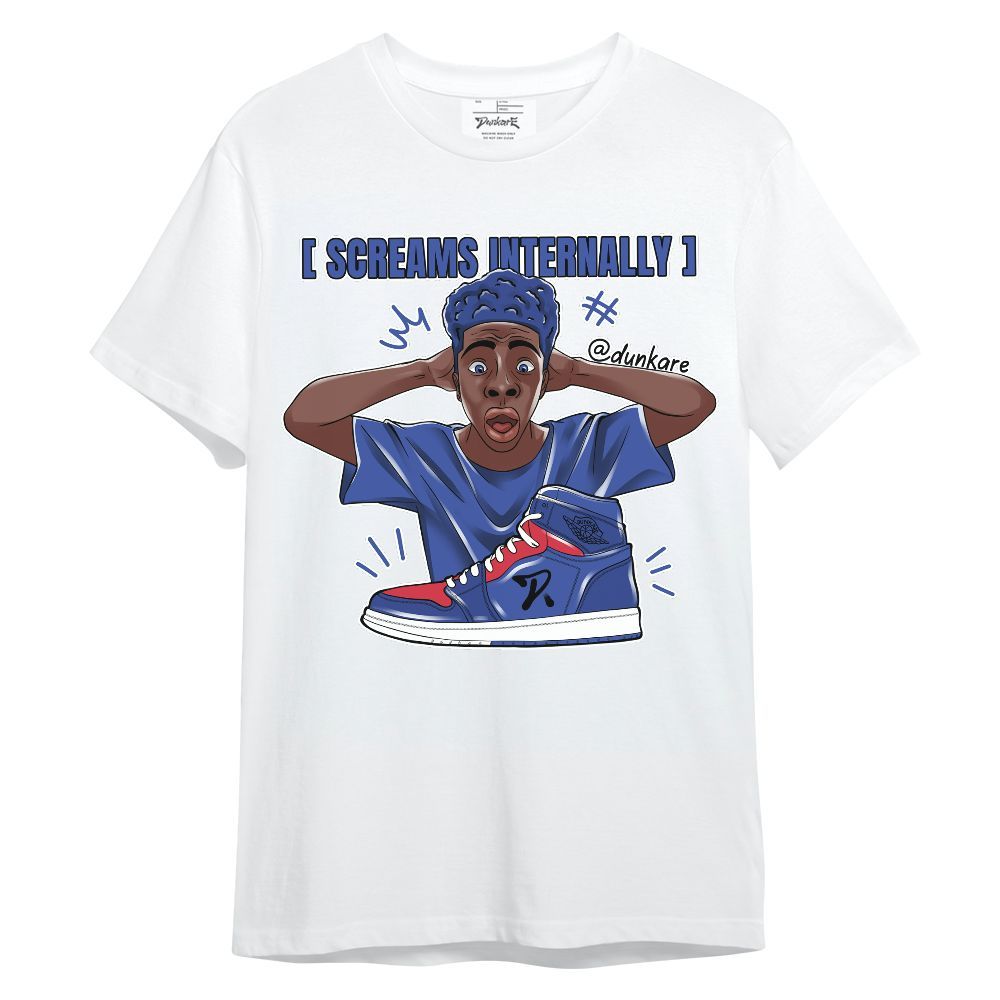 Shirt To Match Air Griffey Max USA Red White Blue 1s - Scream Internally Unisex Shirt