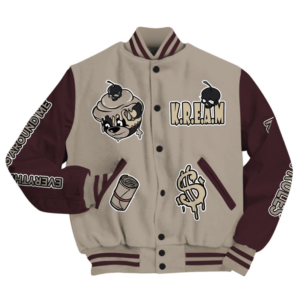 Varsity Jacket To Match AMM Retro Phantom 4s - Loot Bear All Over Print
