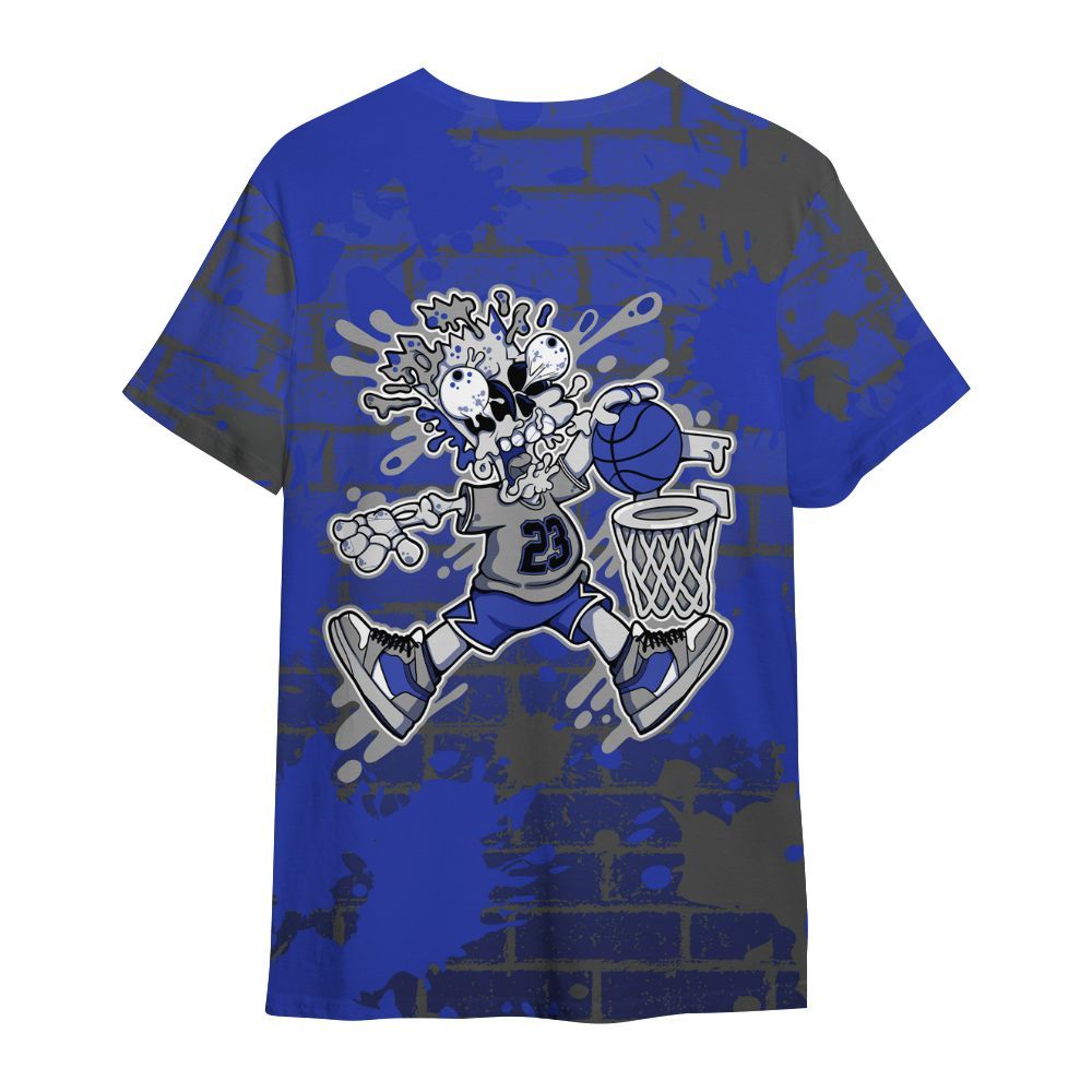 Shirt To Match Air Max Plus Black Racer Blue - 85's Dunks Graphic Halloween All Over Print