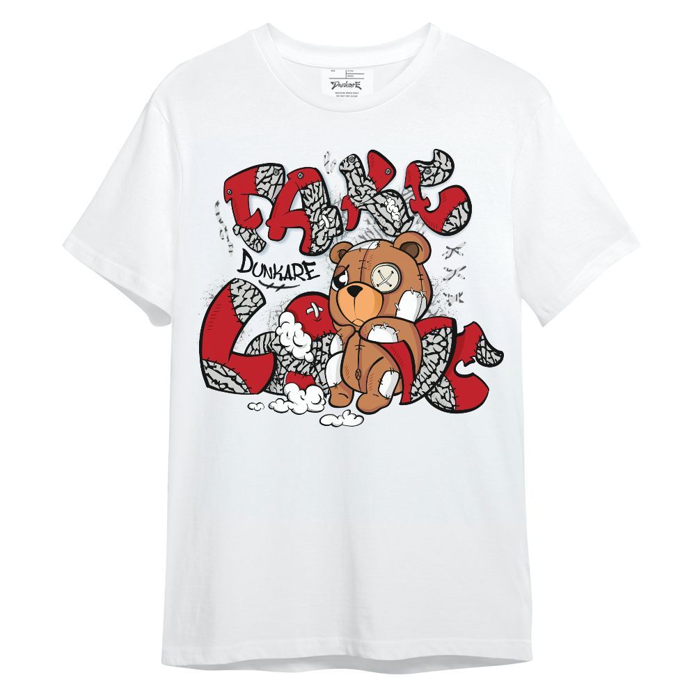 Shirt To Match Cement Grey 3s - Fake Love Graphic Unisex Shirt