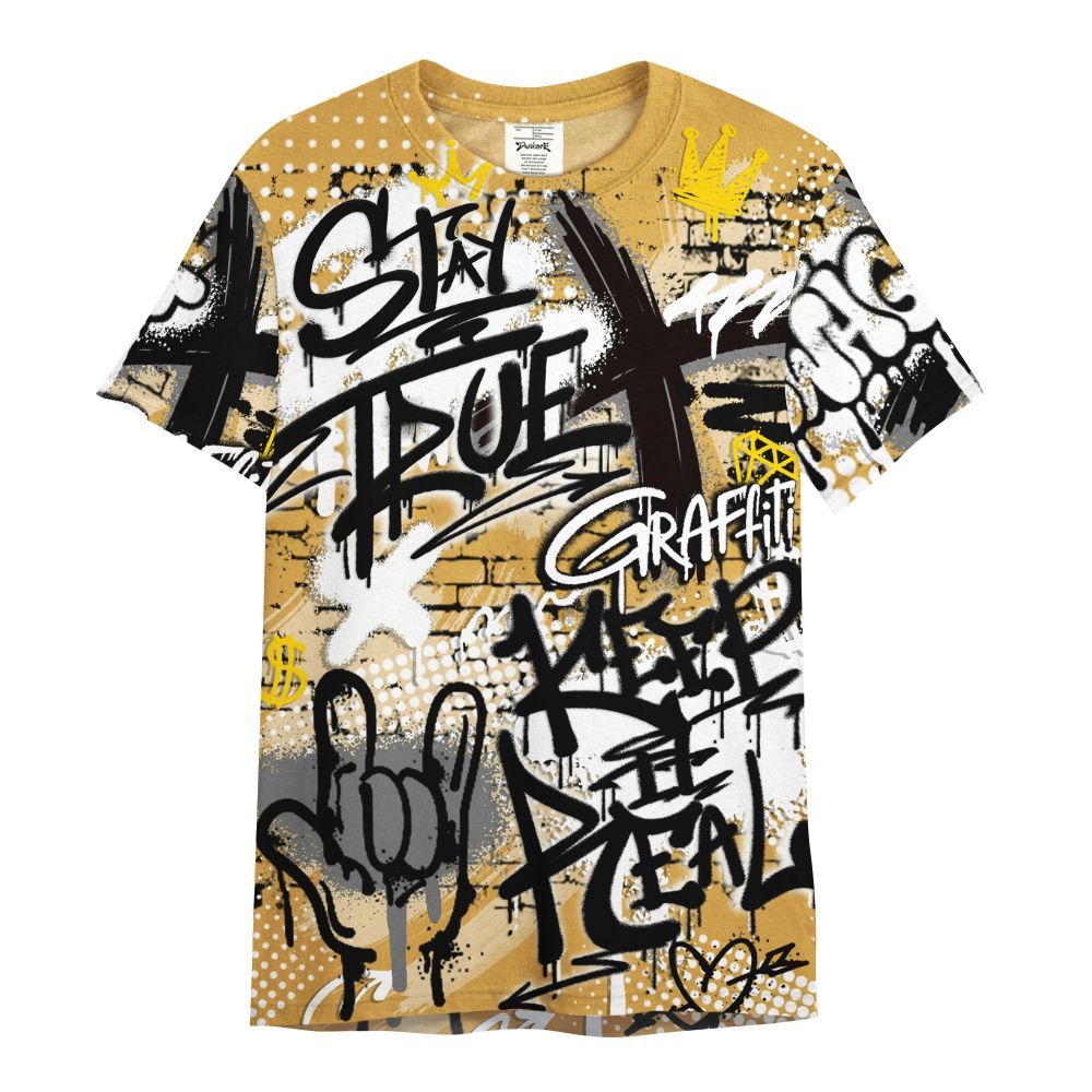 Shirt To Match Low OG Rookie Of The Year 1s - True It Real Graffiti Streetwear All Over Print