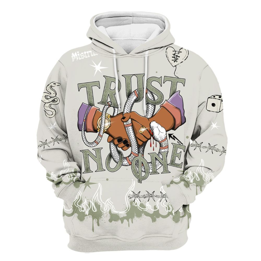 Hoodie To Match Dunk Low Floral Swoosh 2025 - Trust No One Snake-Bite Doodle Crayon All Over Print