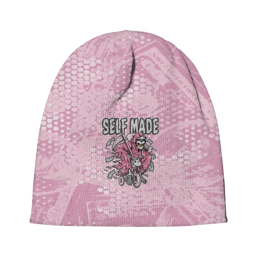 Beanie Hat To Match Orchid 4s - Self Make Skeleton Banknotes Art Graphic