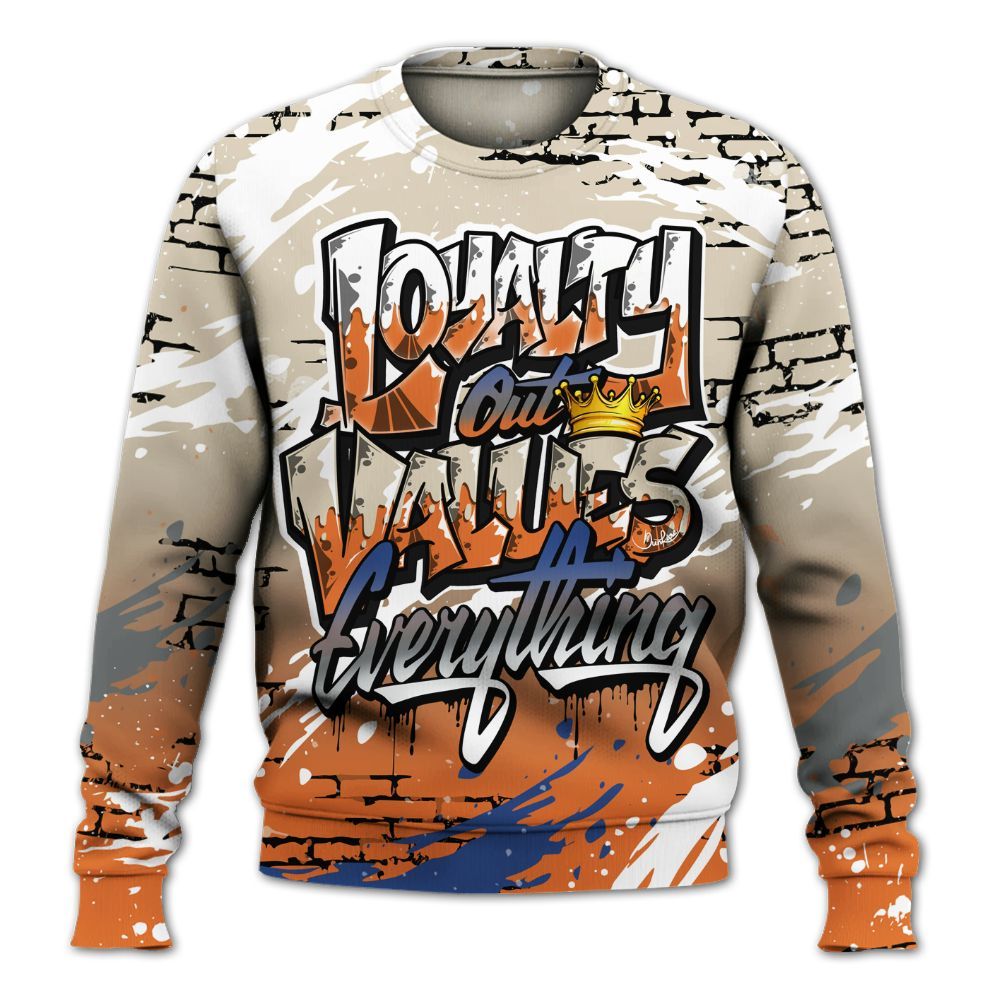 Sweatshirt To Match Air Max 90 Rattan Birch - Values Of Loyalty Drip All Over Print