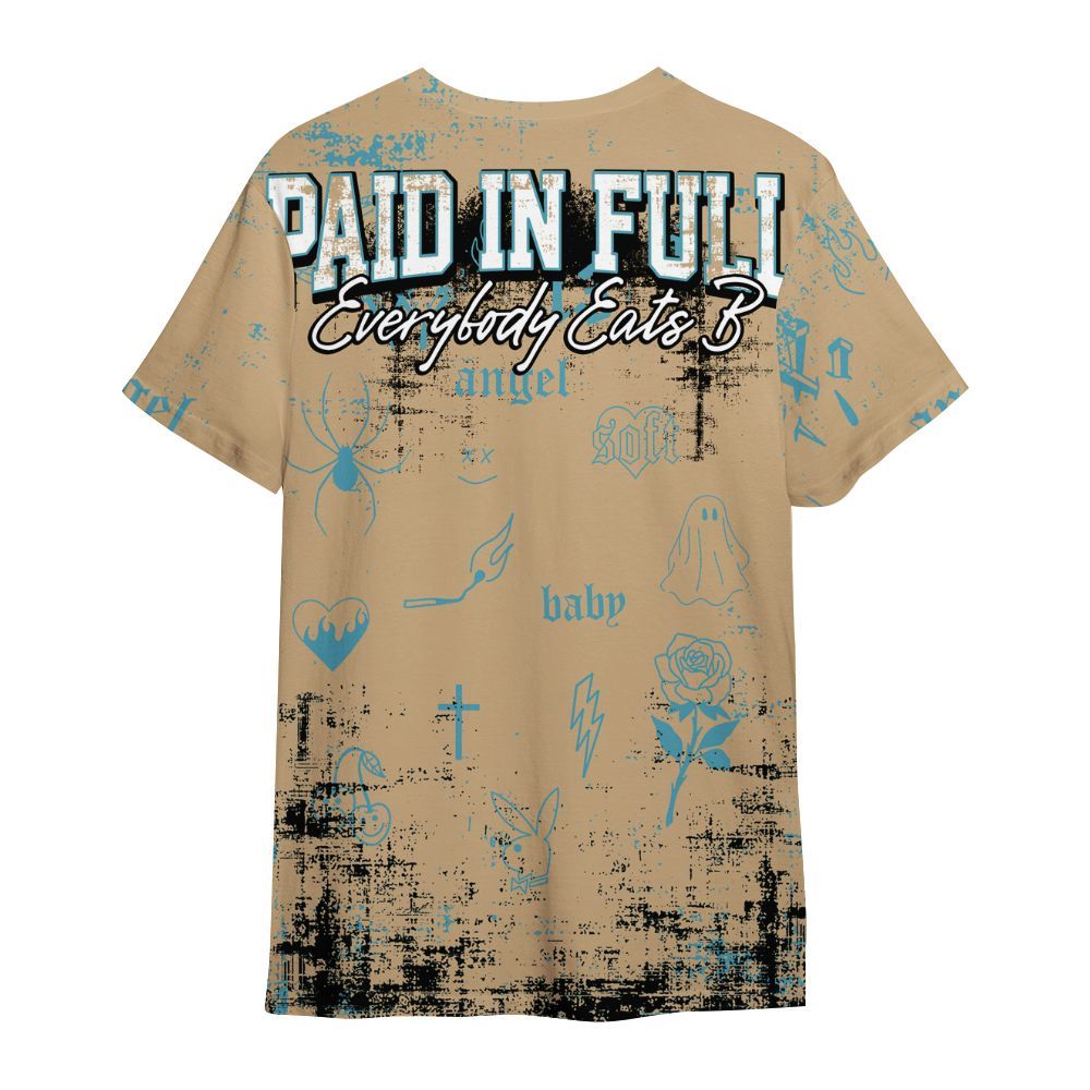 Shirt To Match H-Town 11s - Paid In Full Money All Over Print