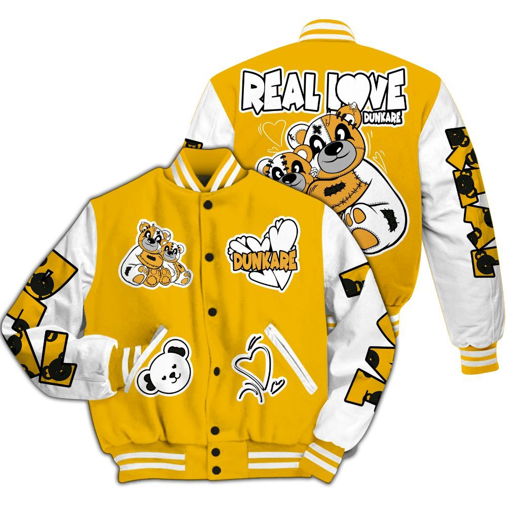 Varsity Jacket To Match Del Sol 13s - Sincere Fondness Bear All Over Print