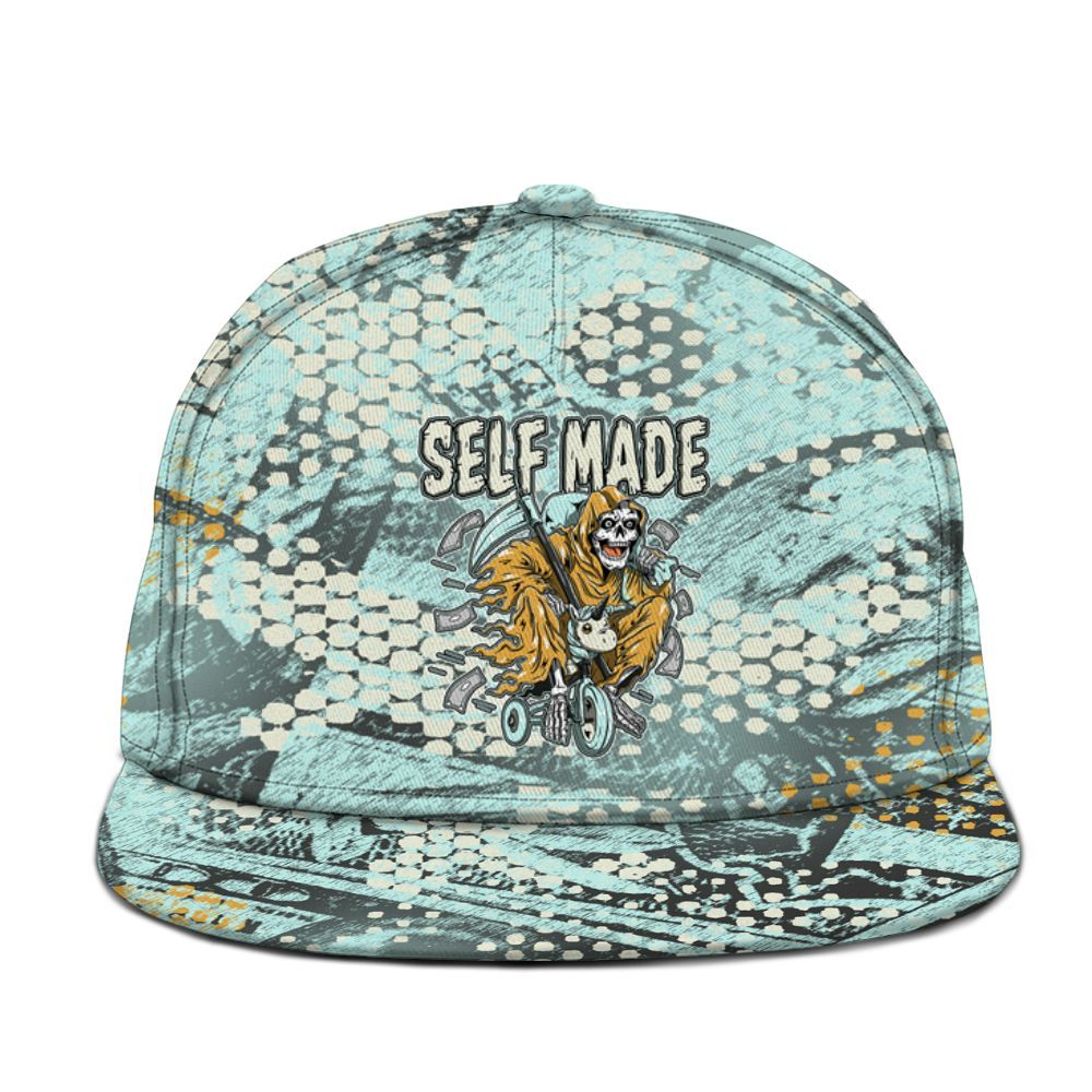 Snapback To Match Pure Platinum 4s - Self Make Skeleton Banknotes Art Graphic