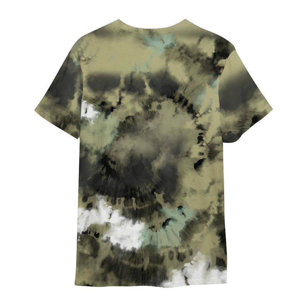 Shirt To Match Dunk Low Suede Olive Aura - God Blessed Tie Dye All Over Print