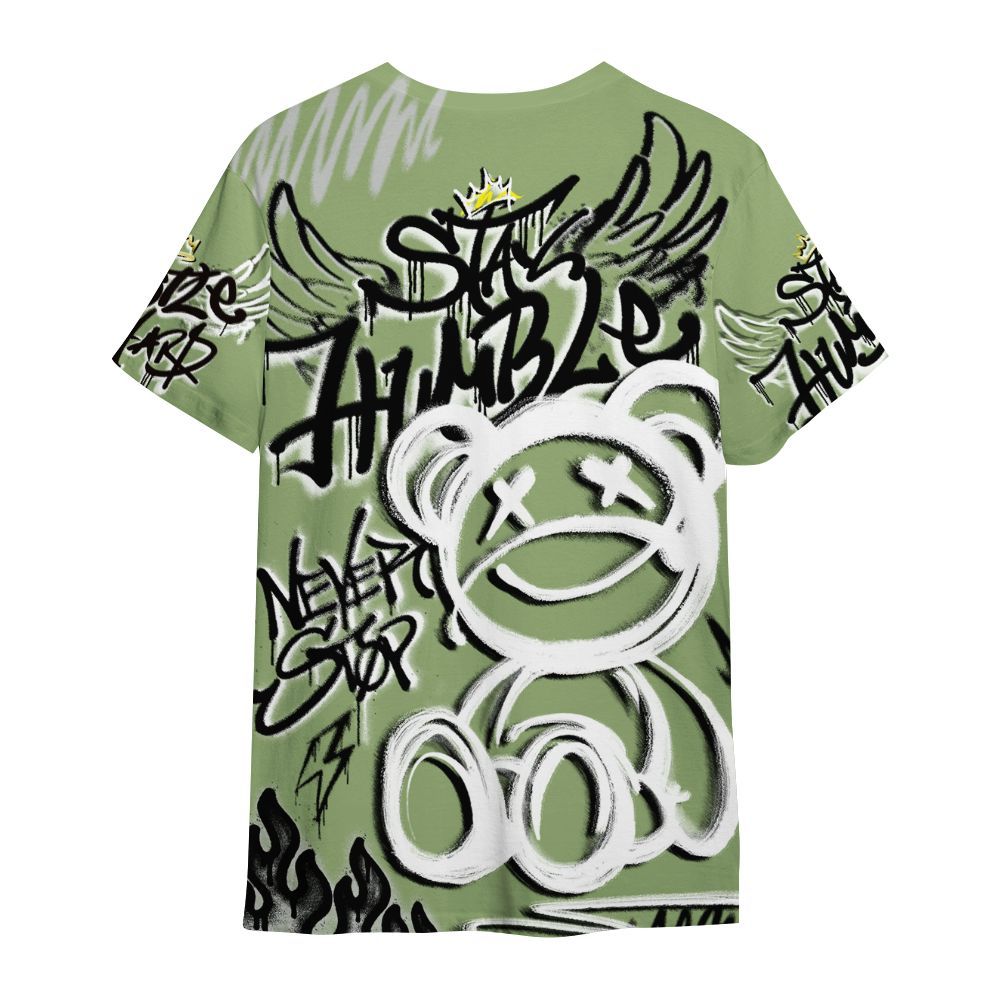 Shirt To Match Oil Green 4s - Humble Drip Streetwear Graffity All Over Print